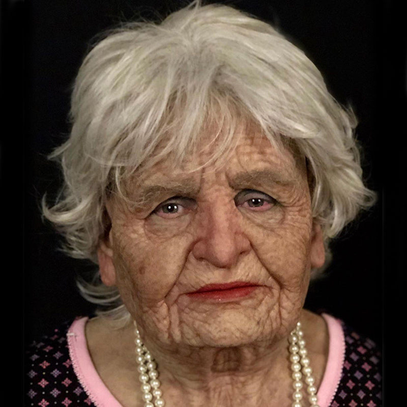 Latex headgear for the elderly