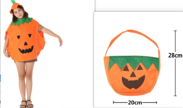 Halloween Costume Child Pumpkin Festival Props