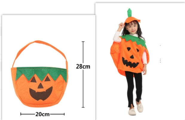Halloween Costume Child Pumpkin Festival Props