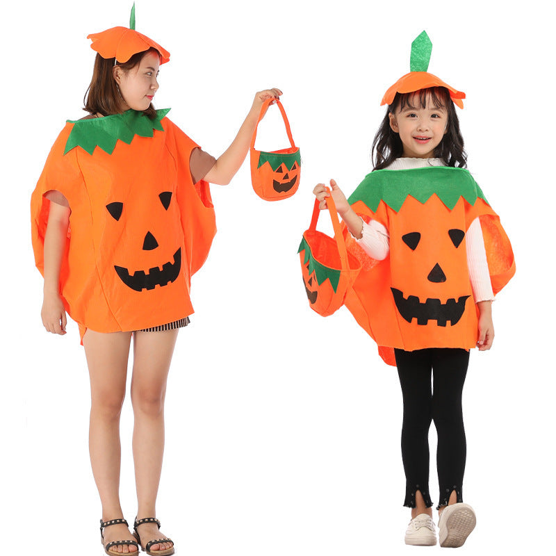 Halloween Costume Child Pumpkin Festival Props