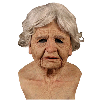 Latex headgear for the elderly